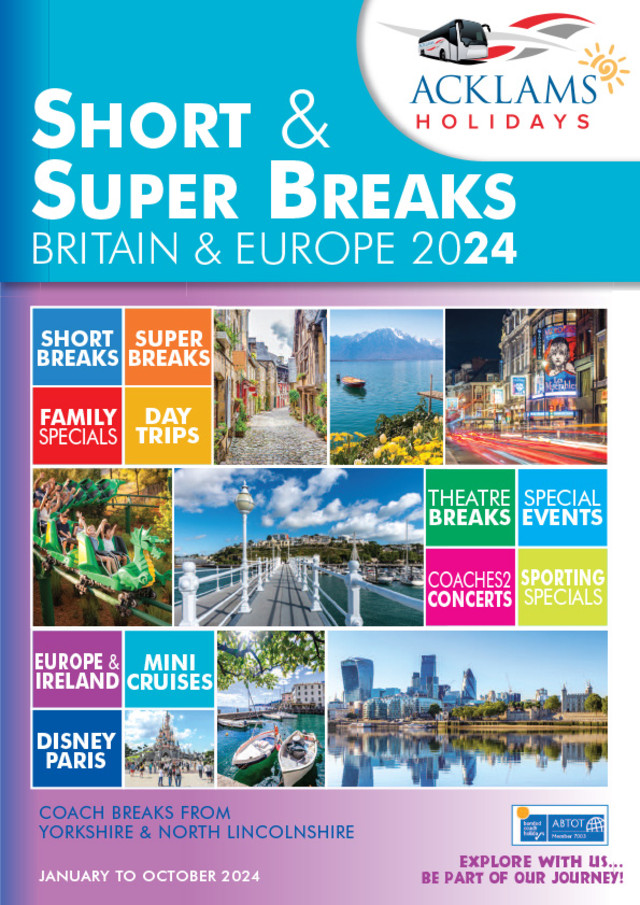 Brochures Private Hire, Coach Trips & Holiday Experts